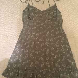 Abercrombie & Fitch Green/White Dress